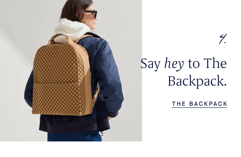 4. Say hey to The Backpack. THE BACKPACK