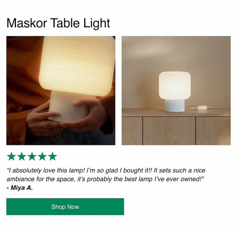 Maskor Table Light