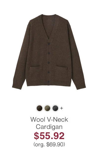 Shop Wool V-Neck Cardigan