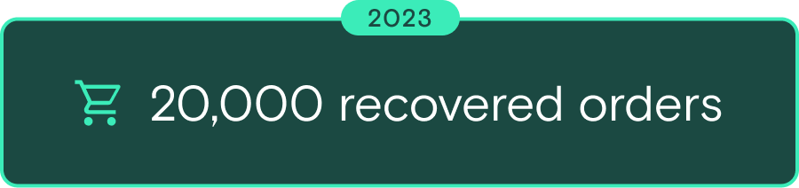 175,000 recovered orders