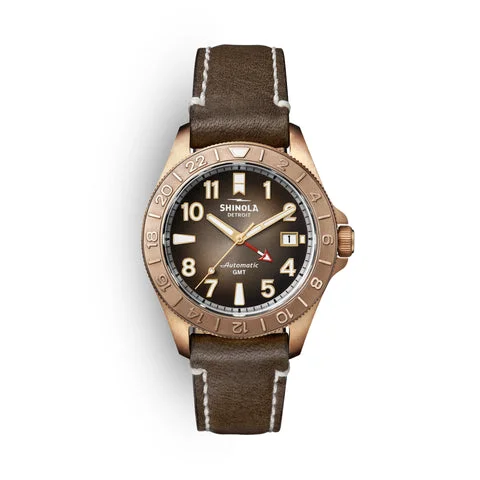 Shinola Bronze Monster GMT Watch