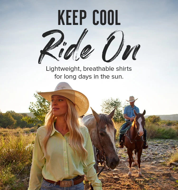 Lightweight, breathable shirts for long days in the sun.