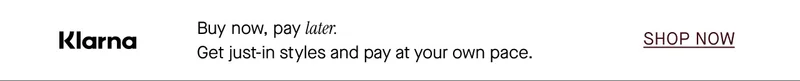 Klarna - Buy now, pay later.