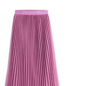 Tulle Tiered Maxi Skirt - Pink