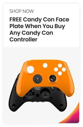 SHOP NOW - FREE Set of Candy Con Thumb Sticks Or D-Pads When You Buy Any Candy Con Controller*