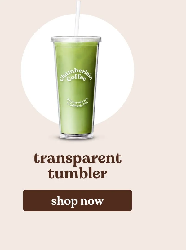 transparent tumbler