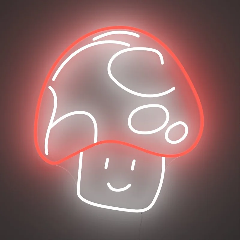 Image of Mushroom by Gregory Siff, LED Neon Sign
