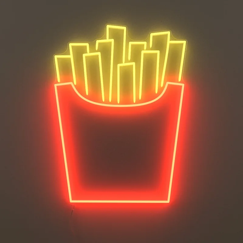 Image of Fries - LED neon sign