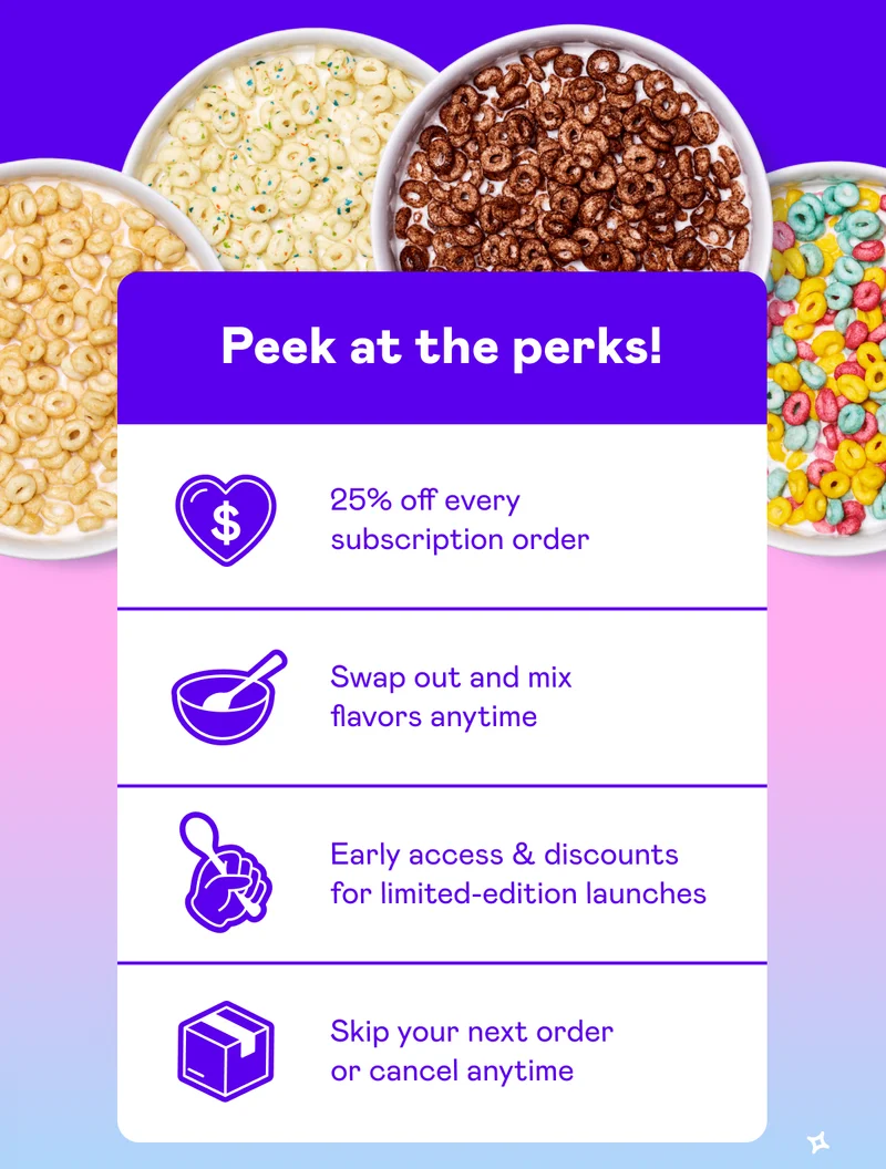 Peek at the perks!
