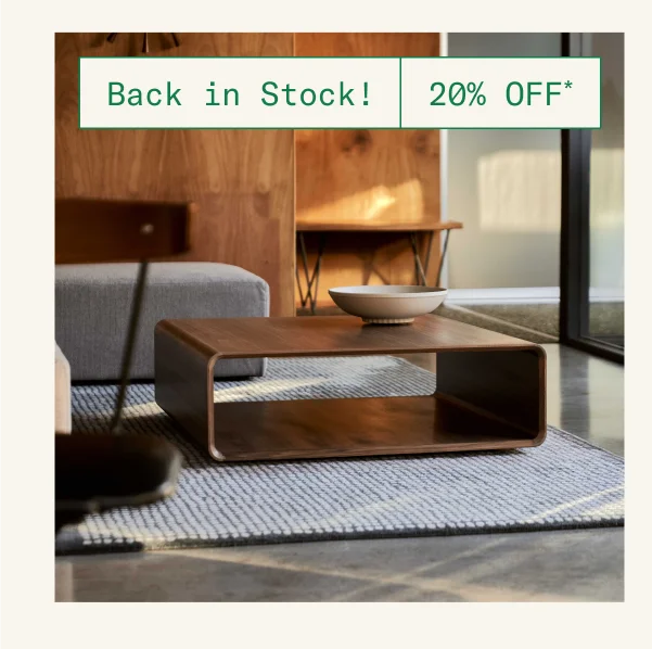 Back in Stock: Save 20% on The Modular Table