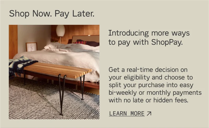 Shop Now. Pay Later. Get a real-time decision on your eligibility and choose to split your purchase into easy bi-weekly or monthly payments with no late or hidden fees.