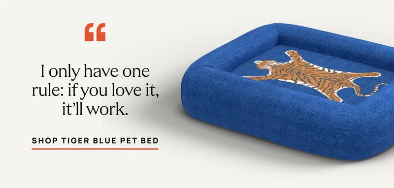 Shop Tiger Blue Pet Bed