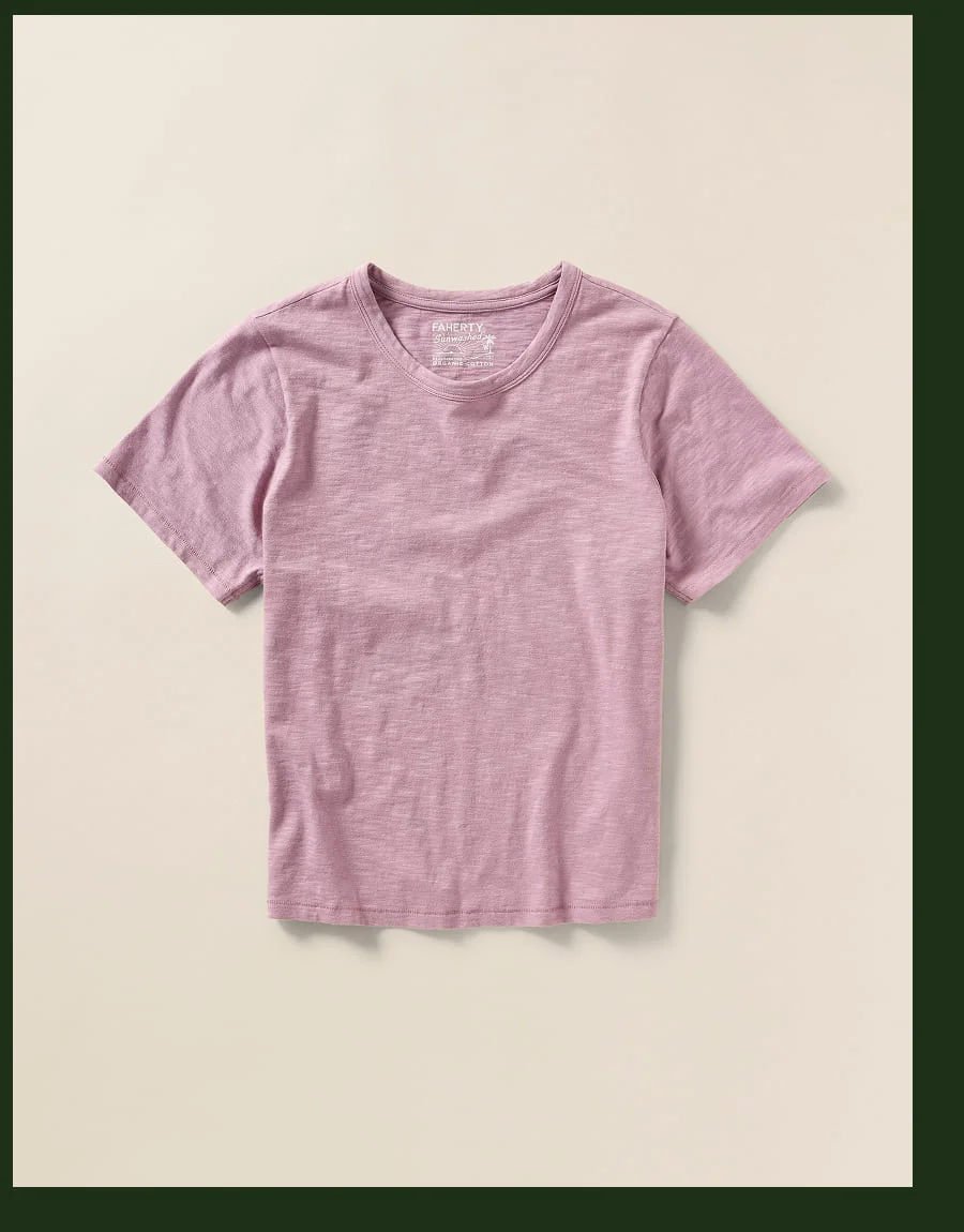 Sunwashed Essential Tee Twilight Plum