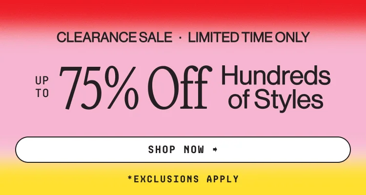 IMAGE-UP TO 75% OFF CLEARANCE