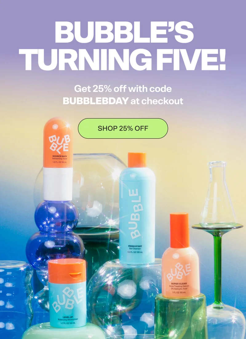 Bubble's turning five!