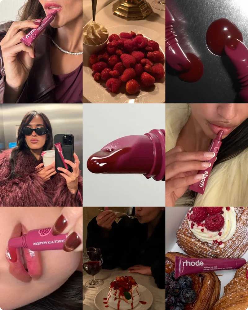 scented peptide lip tint raspberry jelly