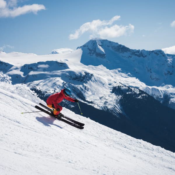 Man Skiing