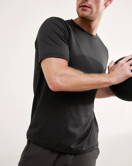 All In Active Men's Tee in Black Ash