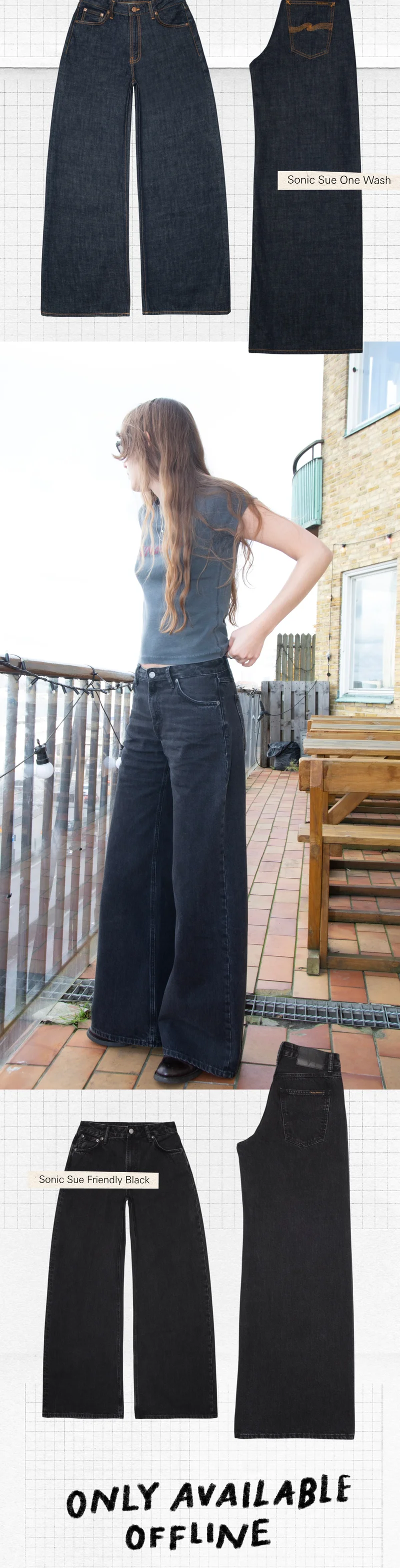 Sonic Sue One Wash & Sonic Sue Friendly Black