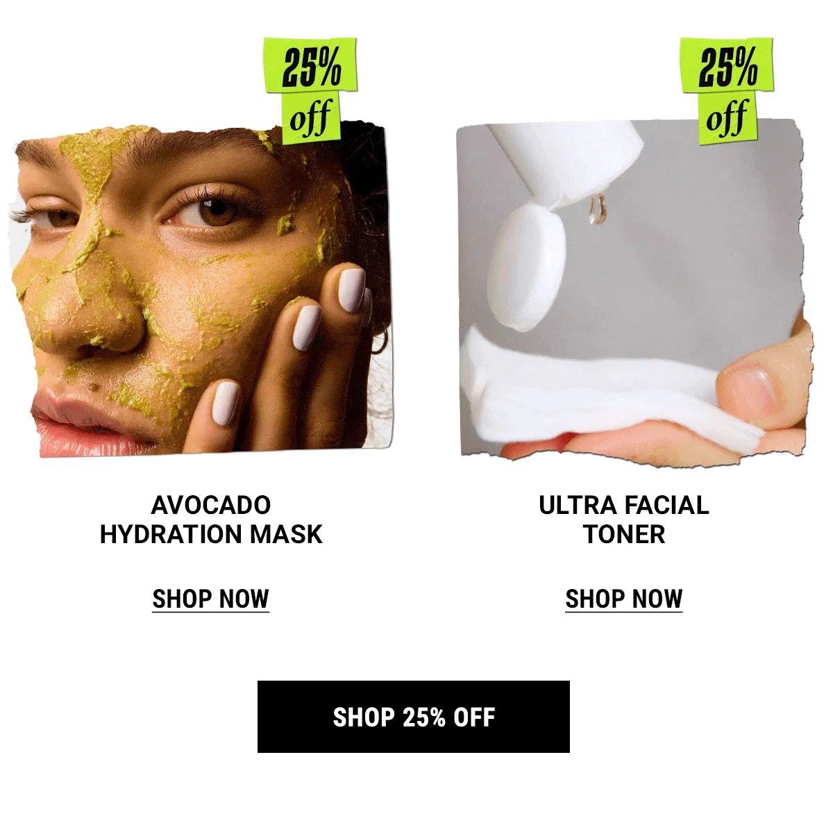 Avocado Hydration Mask, Ultra Facial Toner
