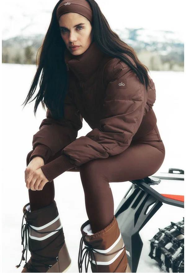 Cropped Atmosphere Puffer - Brownstone - Brownstone / XS
