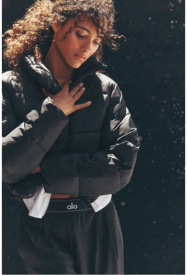 Gold Rush Puffer - Black - Black / XXS