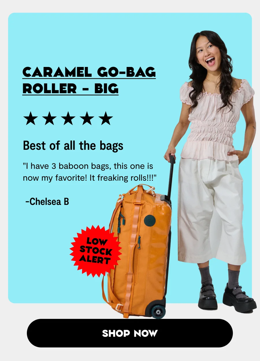 Caramel Go-Bag Roller - Big