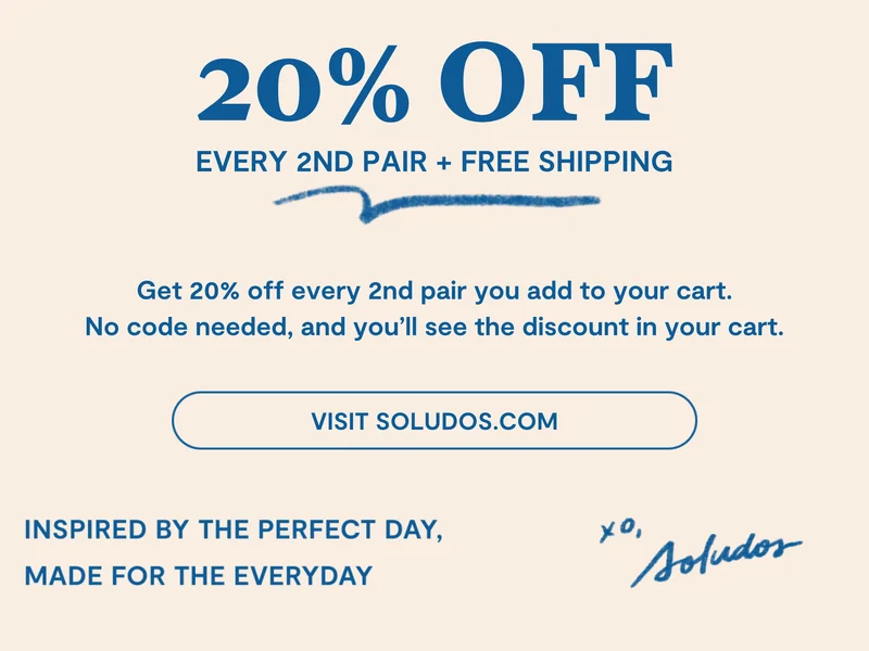 20% Off Every 2nd Pair