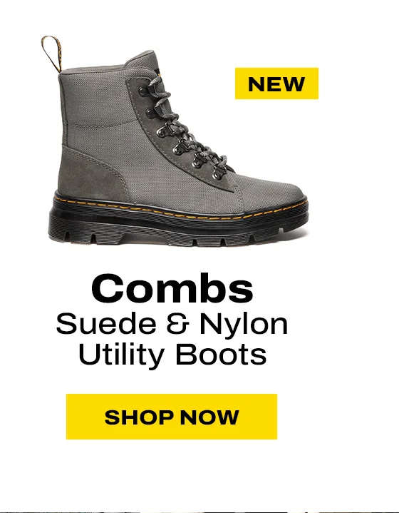 Combs Suede & Nylon Utility Boots
