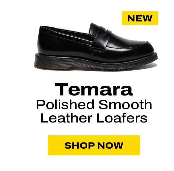 Temara Polished Smooth Leather Loafers