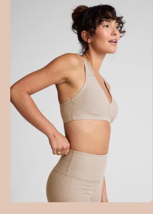 Spacedye Lift Your Spirits Bra in Sand Swept Heather