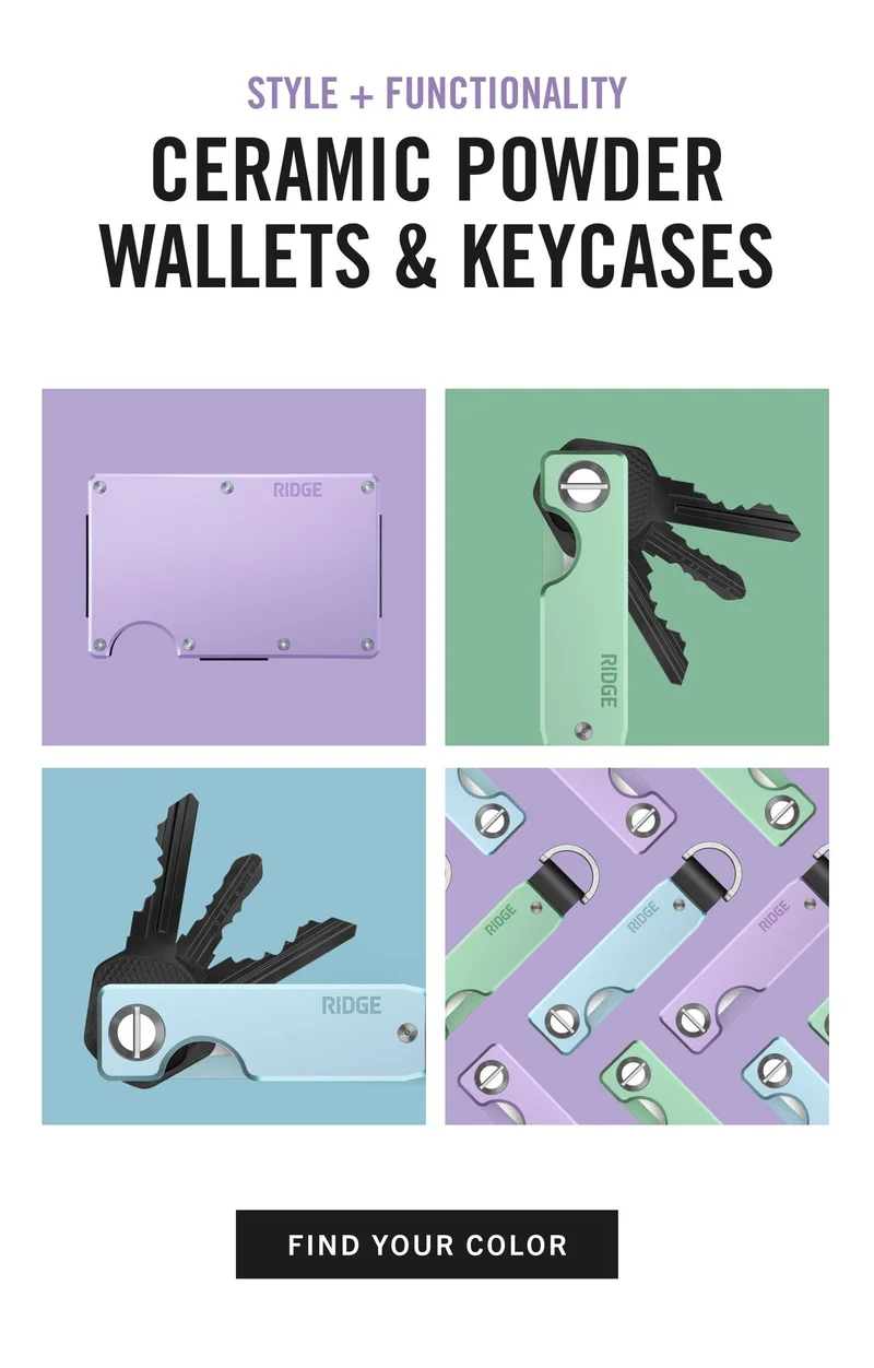 Style + Functionality | Ceramic Powder Wallets & KeyCases | Find Your Color