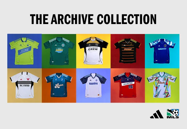 MLS Archive Collection jerseys