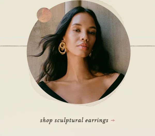 shop sculptural earrings