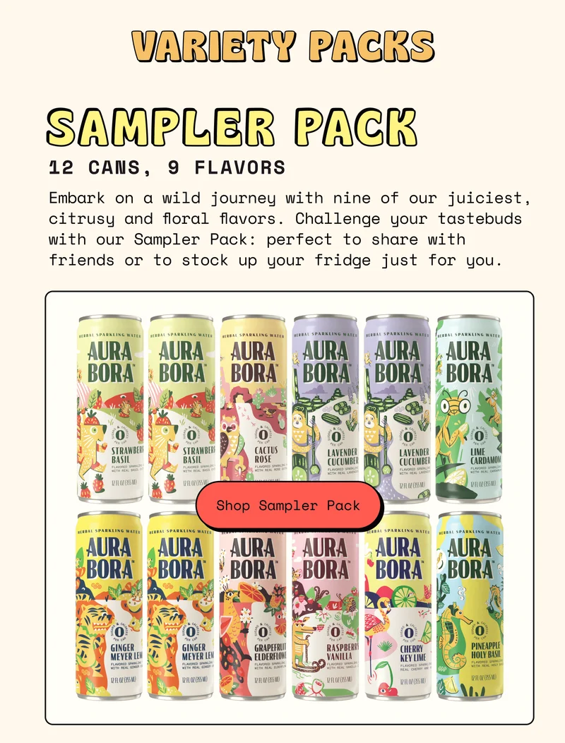 aura bora sampler pack