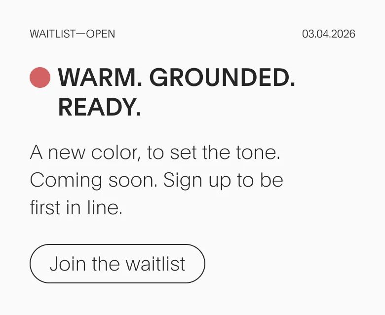 an image of a white and black sign up page with a red dot