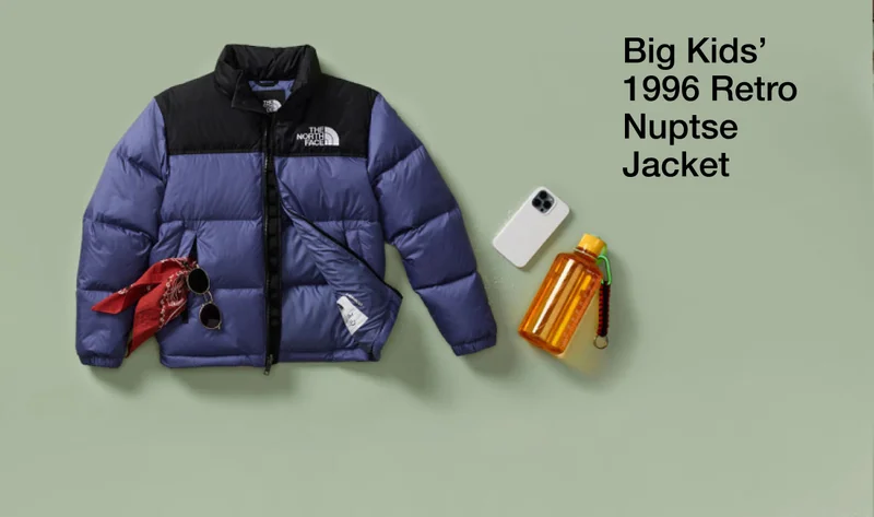Big Kids' 1996 Retro Nuptse Jacket