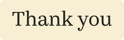 Thank you