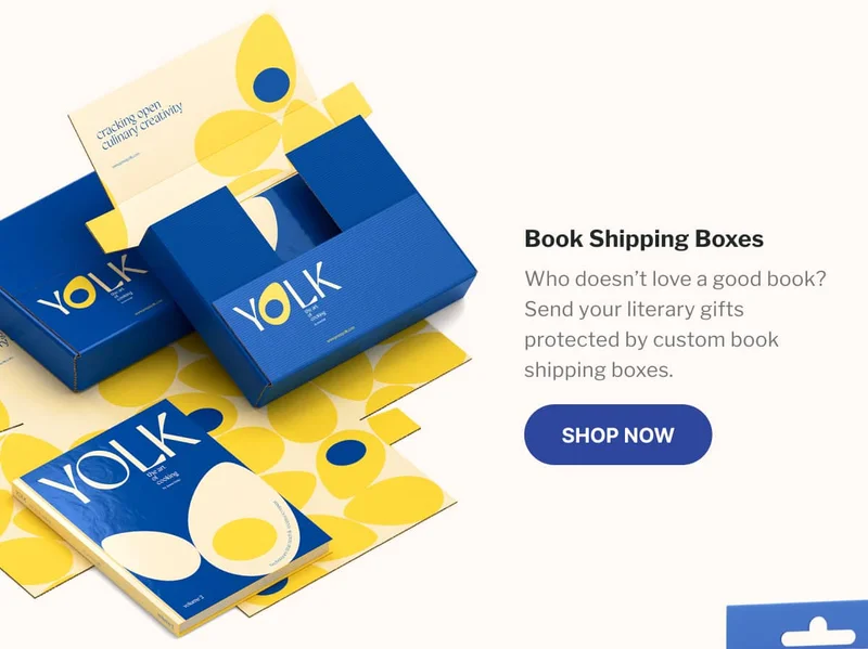 Book Shipping Boxes | Who doesn’t love a good book? Send your literary gifts protected by custom book shipping boxes.