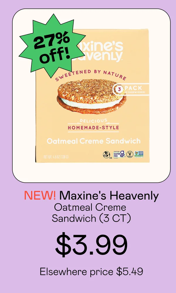 Oatmeal Creme Sandwich (3 CT)