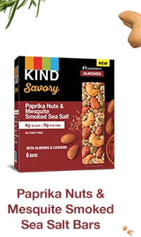 Paprika Nuts & Mesquite Smoked Sea Salt Bars