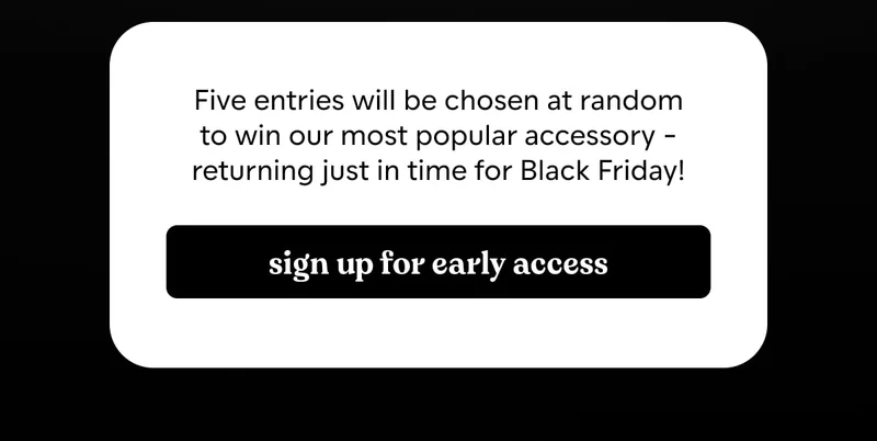 sign up for early access.
