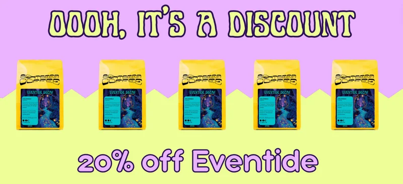 20% off Eventide with discount code discount code
