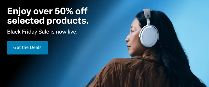 Enjoy over 50% off selected products. Black Friday Sale is now live.