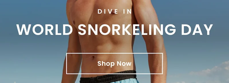 Dive in: World Snorkeling Day. Shop Now