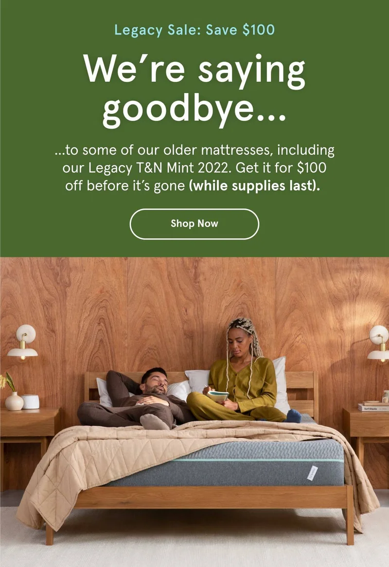 Legacy Sale: Save $100 | Shop Now