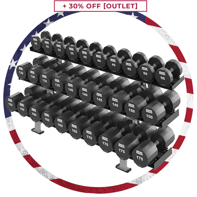 Hammer Strength 12-Side Urethane Dumbbells | Outlet | 30% Off + Free Shipping