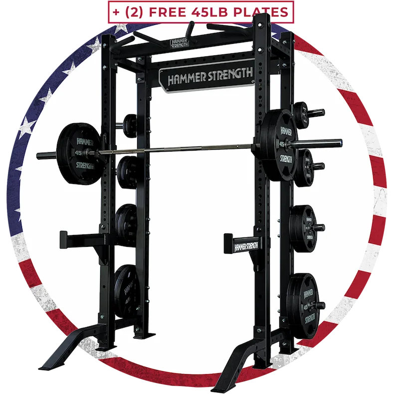Hammer Strength HD Athletic NX Half Rack | Free Shipping