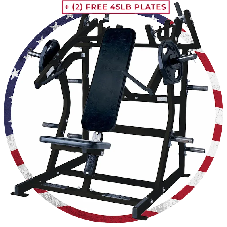 Hammer Strength Plate-Loaded Iso-Lateral Super Incline Press | Free Shipping