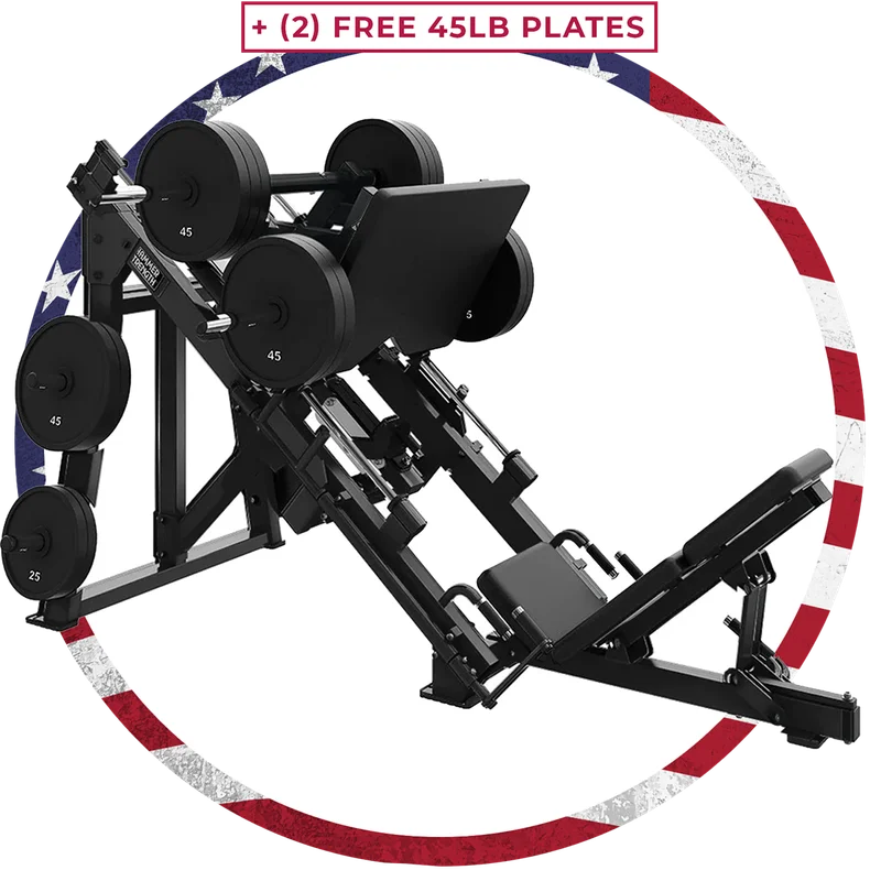Hammer Strength Plate-Loaded Linear Leg Press | Free Shipping